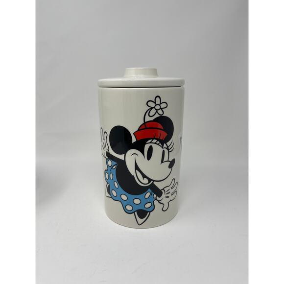 Disney Minnie Mouse Up Close Color Canister Jar - Large NEW - Picture 1 of 4